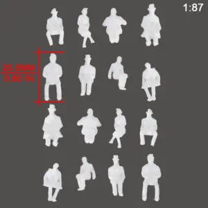 Micro People Model Sitting Figure Set 100 Pieces 17 S115d9362359c4d698d0e9ad3611b9cd4Q