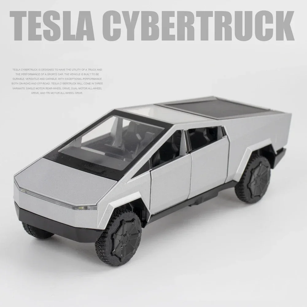 Tesla Cybertruck 1:32 Diecast Model with Effects 31 Tesla Cybertruck 1:32 Diecast Model with Effects - Image 31