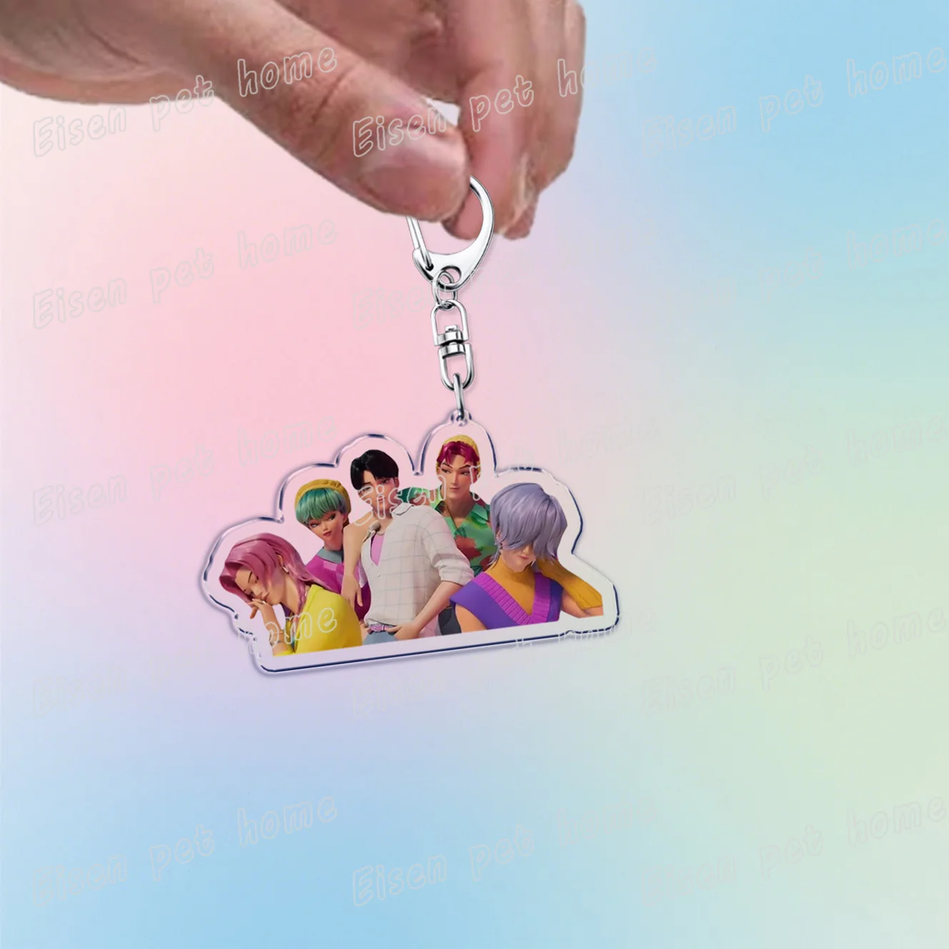 Kpop Demon Hunters Huntrix Keychain Acrylic 49 Kpop Demon Hunters Huntrix Keychain Acrylic - Image 49