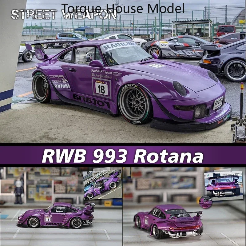 RWB 993 Rotana Diecast Model Car 1:64 Scale 2 RWB 993 Rotana Diecast Model Car 1:64 Scale - Image 2