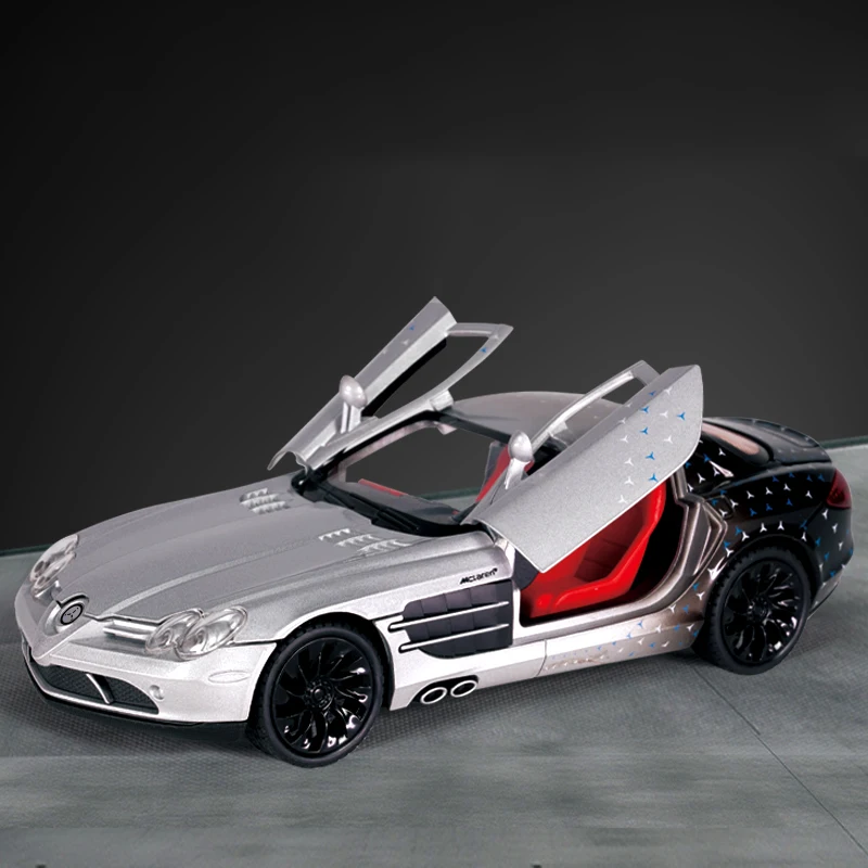 1:24 Scale Die-Cast SLR Sports Car Model 4 1:24 Scale Die-Cast SLR Sports Car Model - Image 4