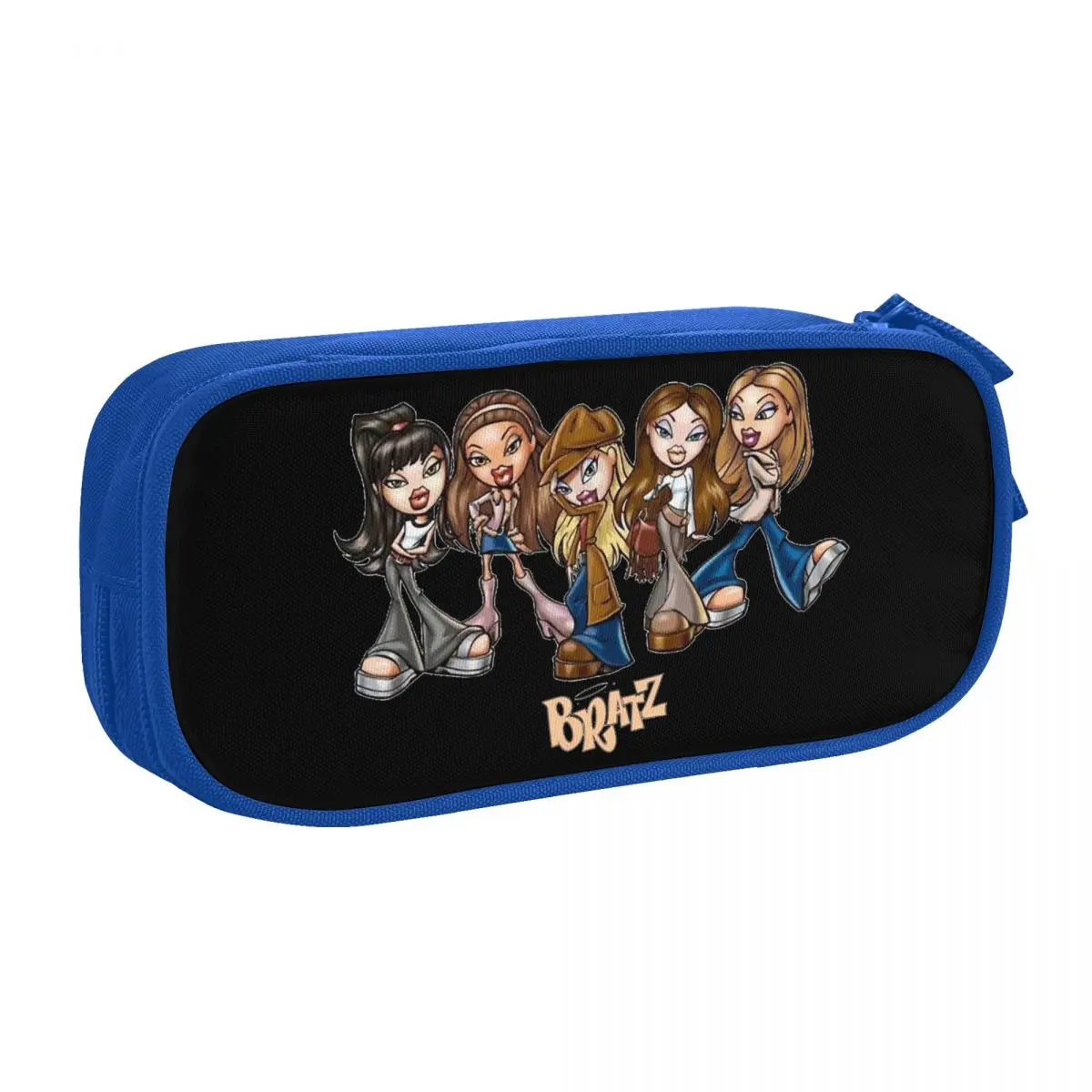 Bratz Cartoon Characters Pencil Case in Black 7 Bratz Cartoon Characters Pencil Case in Black - Image 7