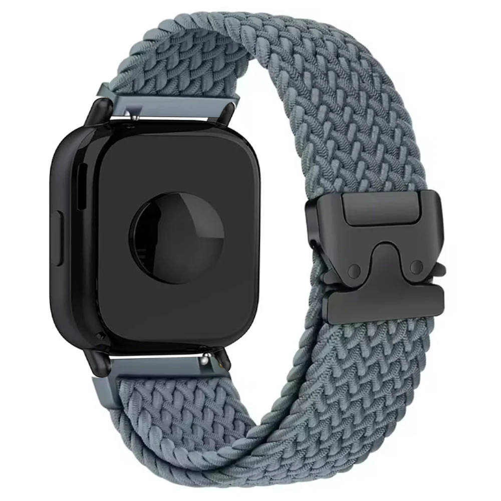 Black Braided Fabric Strap for Xiaomi Smartwatches 8 Black Braided Fabric Strap for Xiaomi Smartwatches - Image 8