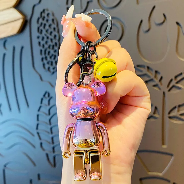 Cute Bearbrick Keychain Action Figures Collection 8 Cute Bearbrick Keychain Action Figures Collection - Image 8