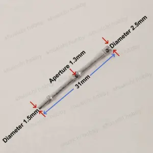 Set of 12 Alloy Rail Stanchions 31mm Length 8 S1480534896d243f7b7ae5d261870fbb1E