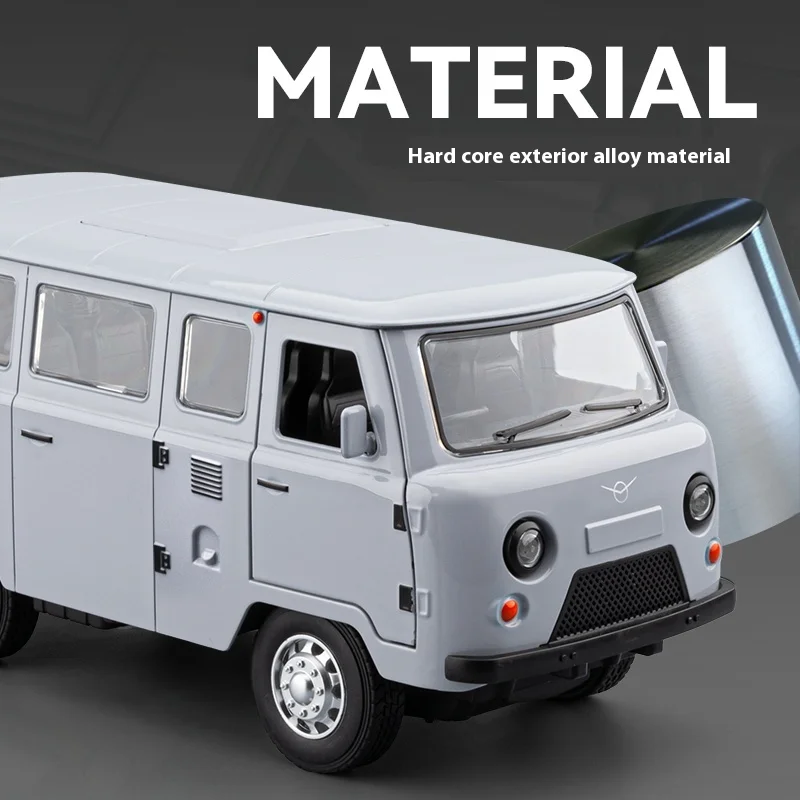 Large Alloy Die-Cast UAZ 452A Model 1:18 Scale 3 Large Alloy Die-Cast UAZ 452A Model 1:18 Scale - Image 3