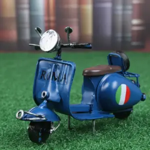 Vespa Motorcycle 1:18 Scale Model in Yellow 37 S14b9fd181945430ea97e1b04c02140e67