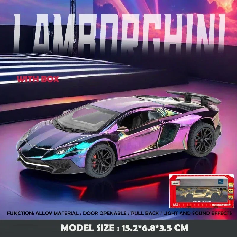 Lamborghini LP750 SVJ 1:32 Diecast Model 9 Lamborghini LP750 SVJ 1:32 Diecast Model - Image 9