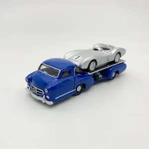 1/64 Scale Blue Truck and Silver Racing Car Set 8 S1506a18189b94a08bfa44aa529208361E