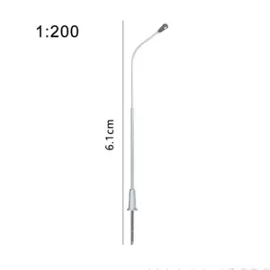 Set of 50 Miniature Street Lampposts with LEDs 25 S154fa489edc14f73ba7d6ba7bcb48a42s