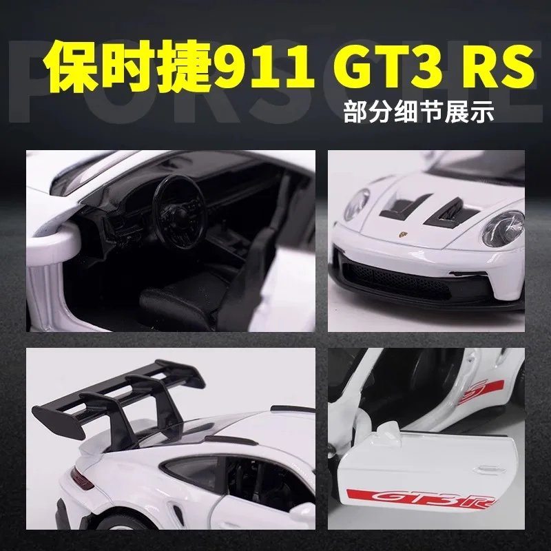 1:36 Scale Porsche 911 GT3 RS Diecast Model 5 1:36 Scale Porsche 911 GT3 RS Diecast Model - Image 5