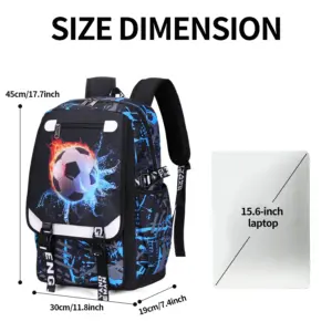 Large Capacity Student Backpack with Football Design 8 S168e1624c5bf4f50924524df5015c1ebV