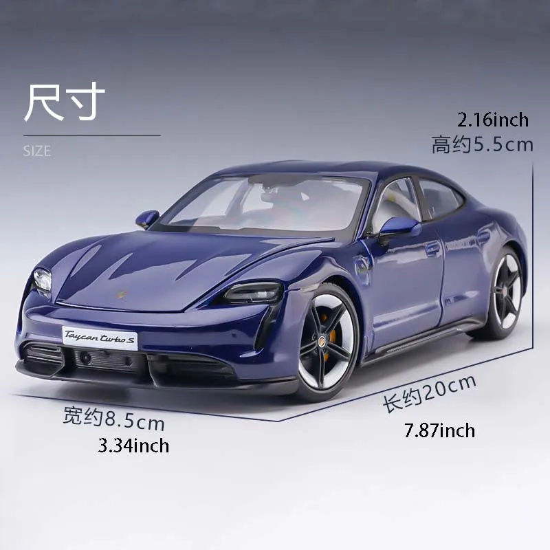 Bburago 1:24 Porsche Taycan Turbo S Model 6 Bburago 1:24 Porsche Taycan Turbo S Model - Image 6