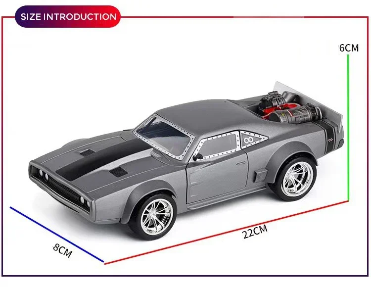 Dodge Ice Charger 1:24 Diecast Model 6 Dodge Ice Charger 1:24 Diecast Model - Image 6