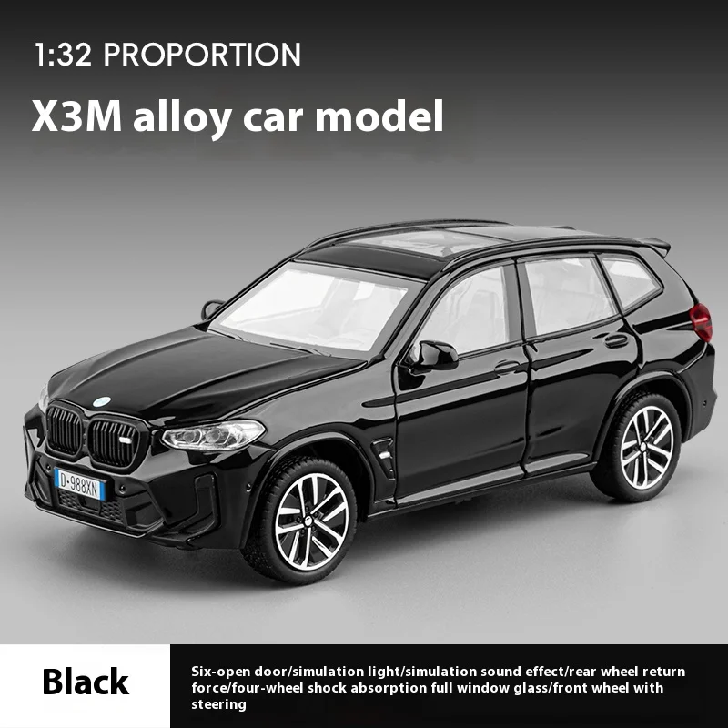 1:32 X3M Alloy Model Car with Sound and Light 8 1:32 X3M Alloy Model Car with Sound and Light - Image 8