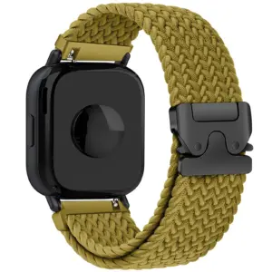 Black Braided Fabric Strap for Xiaomi Smartwatches 38 S1735bf92cb3748f582553d9dad239103e