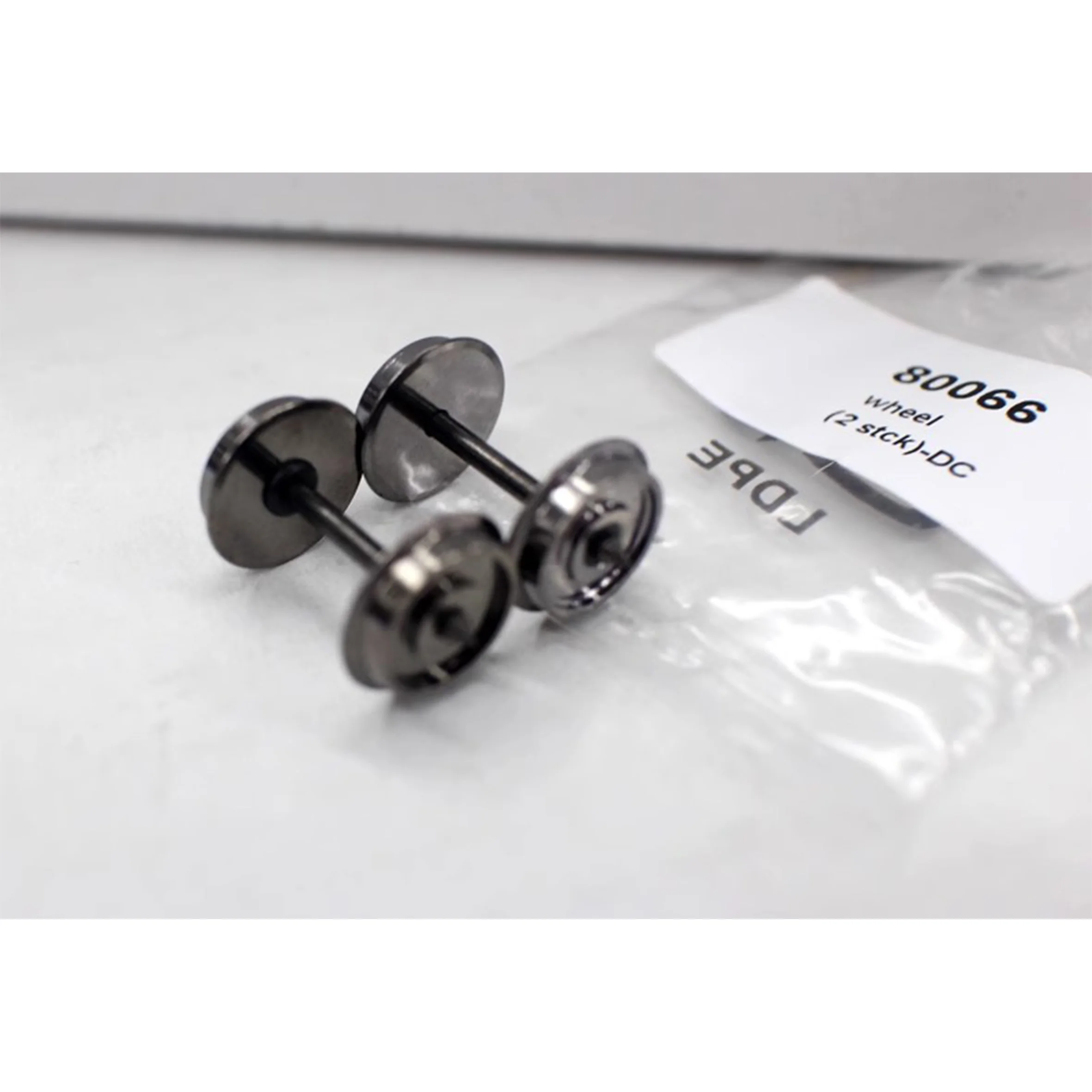 HO Scale Model Train Wheels Set of Two 6 HO Scale Model Train Wheels Set of Two - Image 6