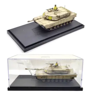 1/72 Scale US M1A2 Tank Model with Figurine