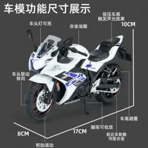 Suzuki GSX250R Alloy Motorcycle Model 1:12 Scale 11 S17b615caff0240349c17096c7e87714eE