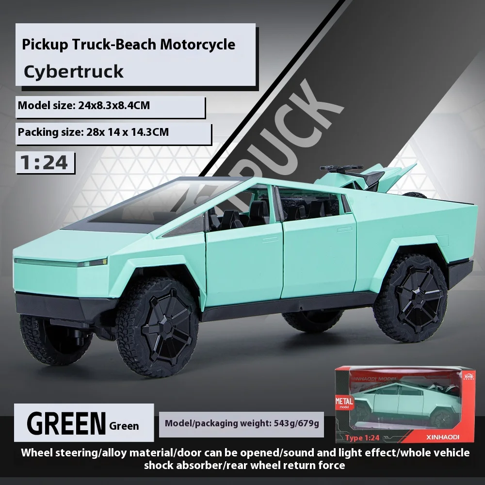 1/24 Scale Diecast Cybertruck Pickup Model 8 1/24 Scale Diecast Cybertruck Pickup Model - Image 8