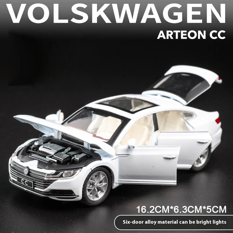 1:32 Scale Volkswagen CC Alloy Car Model 7 1:32 Scale Volkswagen CC Alloy Car Model - Image 7