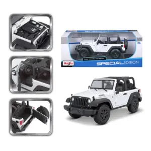 Maisto 1:18 2014 JEEP Wrangler Diecast Model 12 S18554d42455646fb8e2f396d3f90e7fej