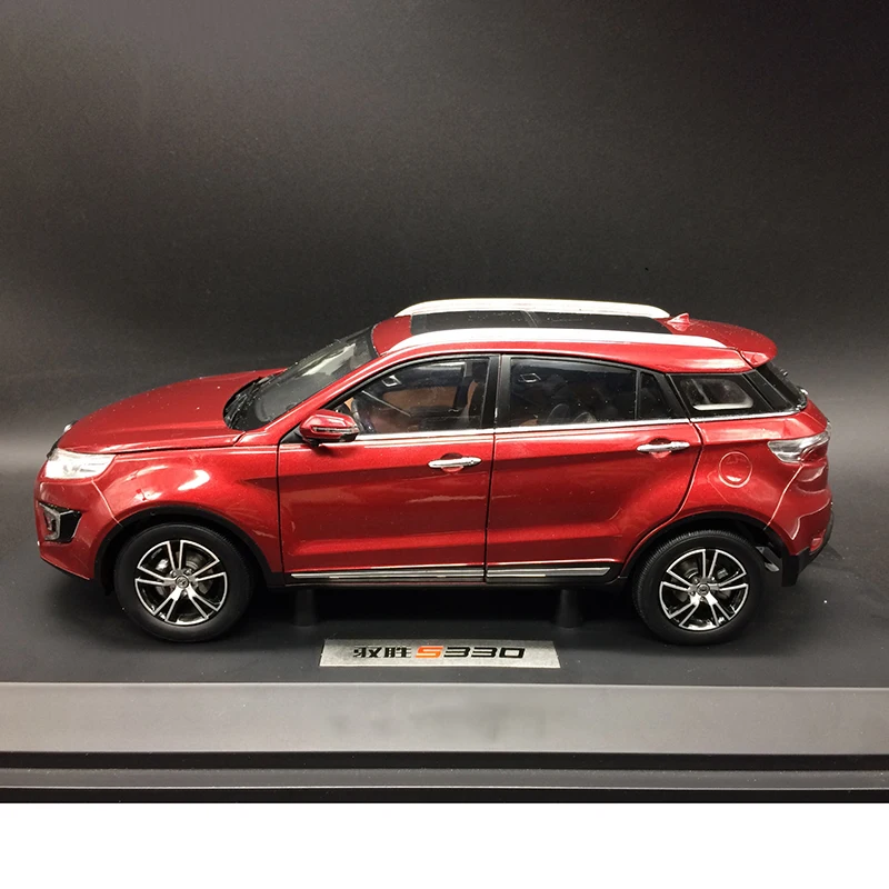 JMC S330 1/18 Scale Diecast Model Car Red 5 JMC S330 1/18 Scale Diecast Model Car Red - Image 5