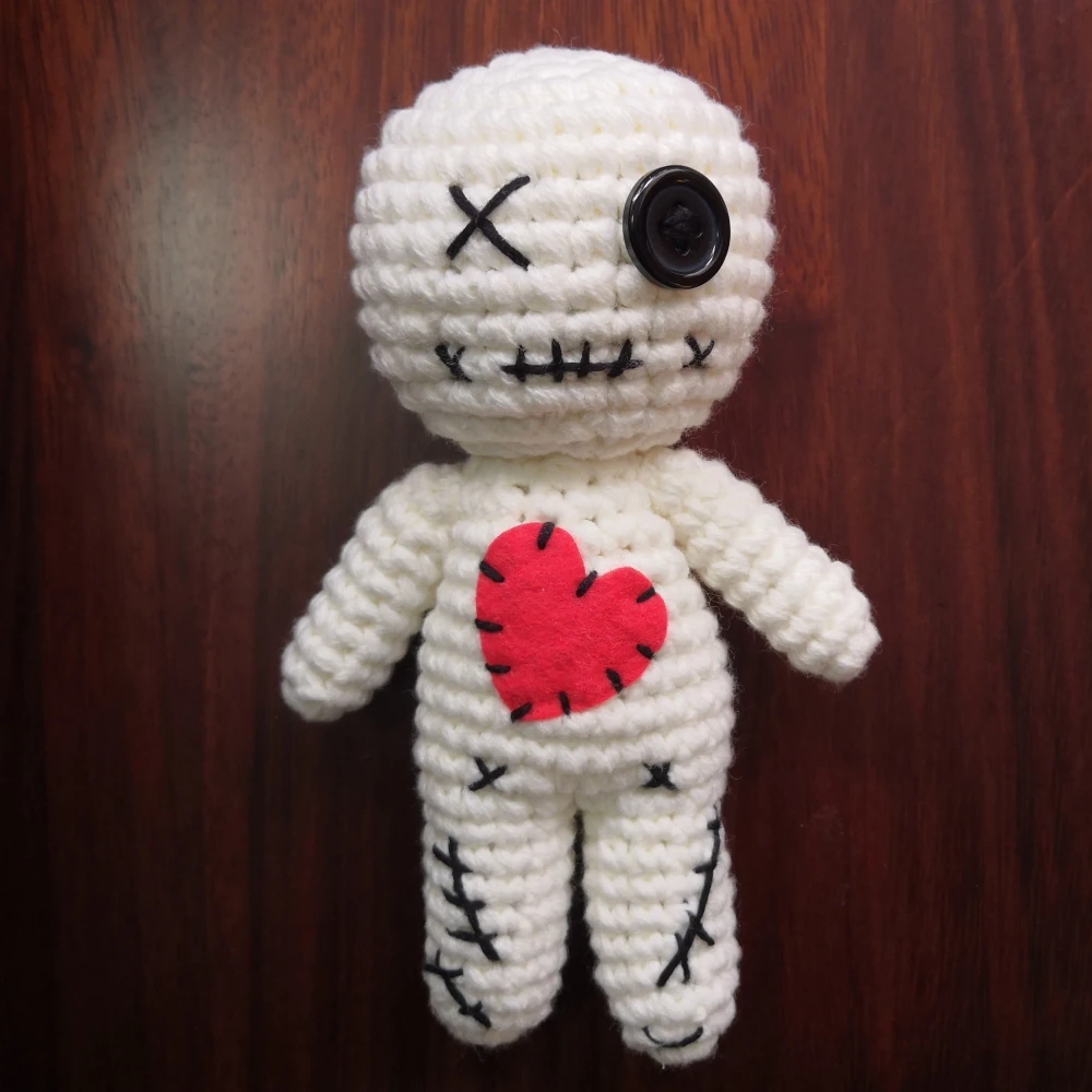 Unique Plush Voodoo Doll 13 cm Decorative Piece 2 Unique Plush Voodoo Doll 13 cm Decorative Piece - Image 2