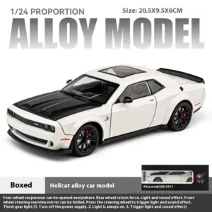 1:24 Scale Dodge Challenger SRT Hellcat Redeye Model 19 S195ae213a5e94e568d1eeac80832d31fl