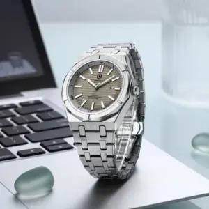 Men's Quartz Watch with Stainless Steel Band 12 S19ddb48ed1a243a99965ace79516f0caI 1