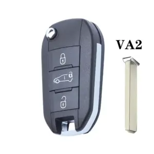 Flip Remote Car Key Shell for Citroen Peugeot 17 S1a814fc98abe4fd9b57cf4333879f546K