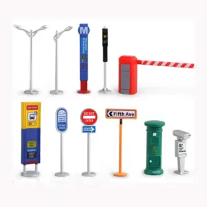 Miniature Urban Traffic Model Set - 12 Pieces 9 S1be9eb2fcb2c4eb59c64ab7be957a93ed