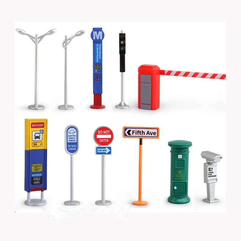 Miniature Urban Traffic Model Set - 12 Pieces 4 Miniature Urban Traffic Model Set - 12 Pieces - Image 4