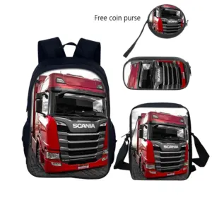 SCANIA Anime School Backpack Set for Kids 41 S1c09a2f0677648e08380c62739553367f