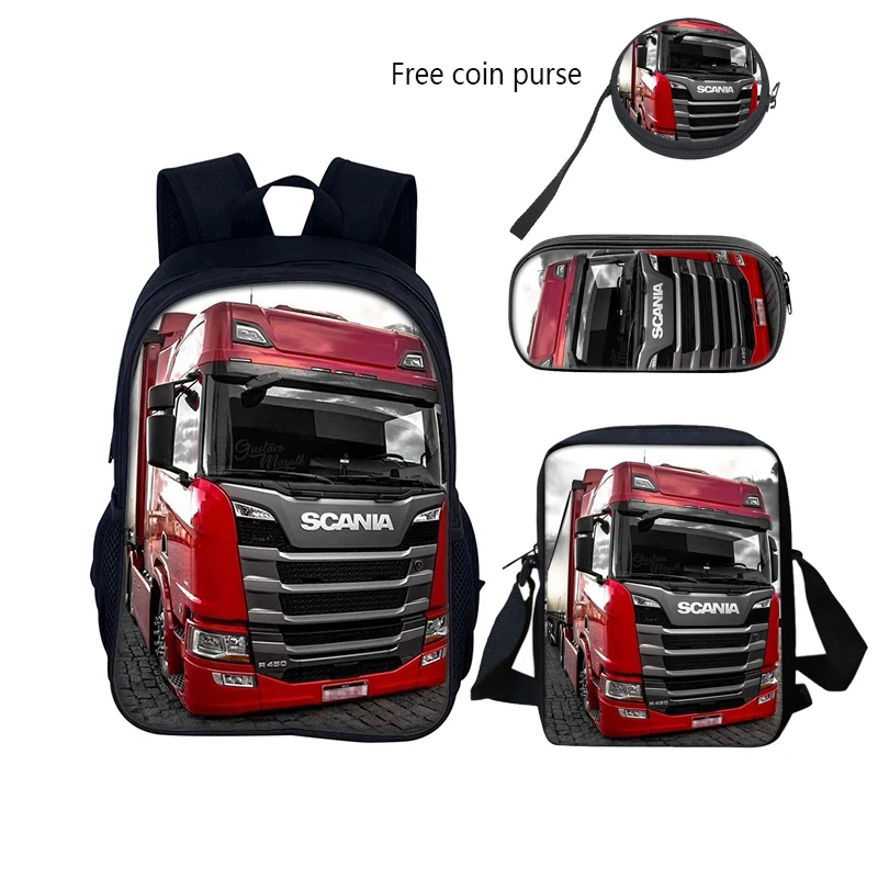 SCANIA Anime School Backpack Set for Kids 6 SCANIA Anime School Backpack Set for Kids - Image 6