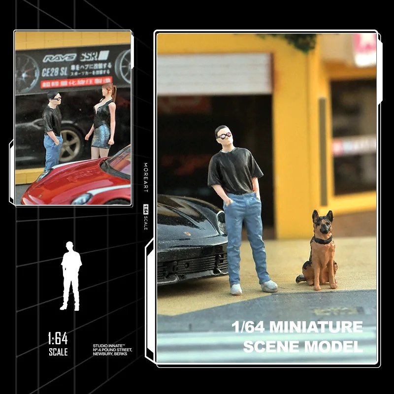 1:64 Scale Miniature Figures Diorama Set 3 1:64 Scale Miniature Figures Diorama Set - Image 3