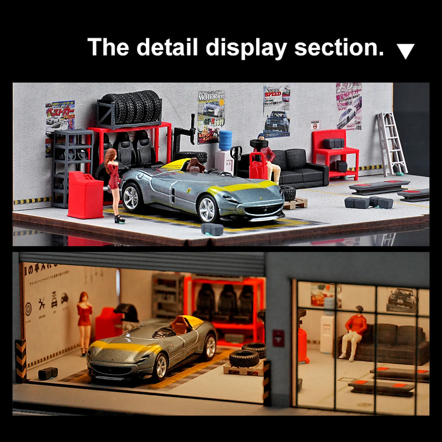 1/64 Scale Detailed Repair Shop Model 3 1/64 Scale Detailed Repair Shop Model - Image 3