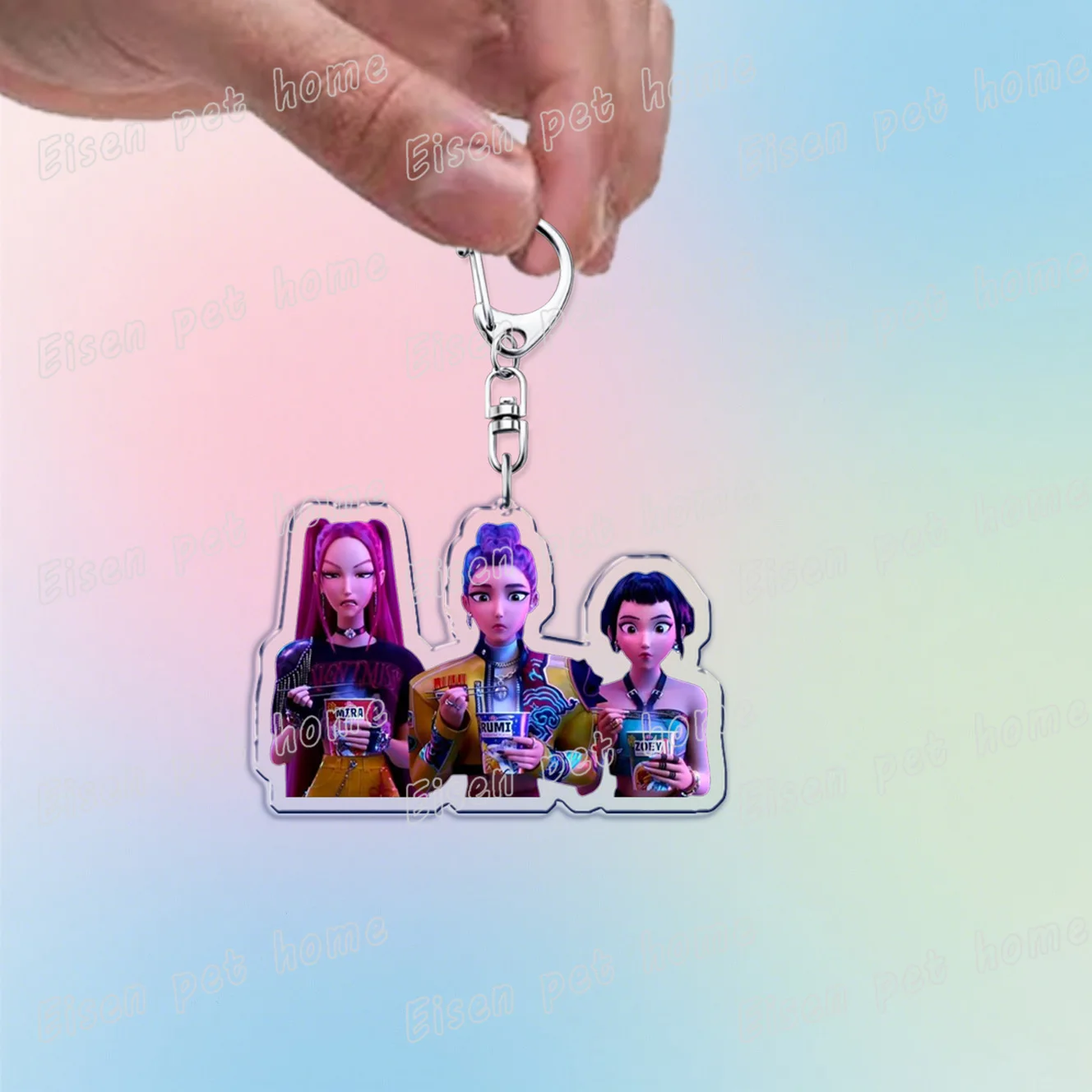 Kpop Demon Hunters Huntrix Keychain Acrylic 19 Kpop Demon Hunters Huntrix Keychain Acrylic - Image 19