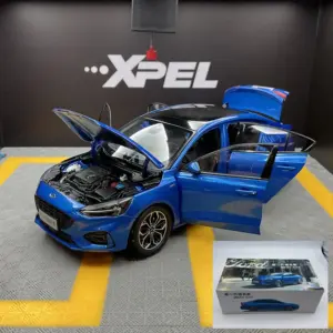 Large 1:18 Diecast Alloy Car Model Blue 15 S1d09c12c8773449aa3320bb330e416ebx