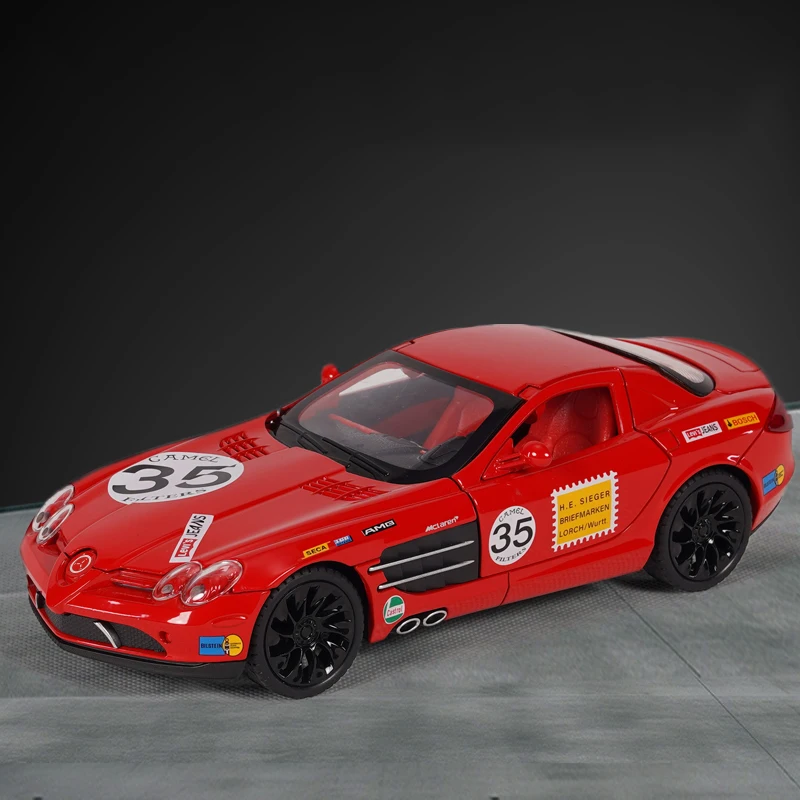 1:24 Scale Die-Cast SLR Sports Car Model 2 1:24 Scale Die-Cast SLR Sports Car Model - Image 2