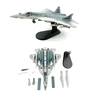 SU-57 Fighter Jet Model 1:72 Scale Replica 7 S1dbc885fdce24056bd0a3cc5c312bb81l