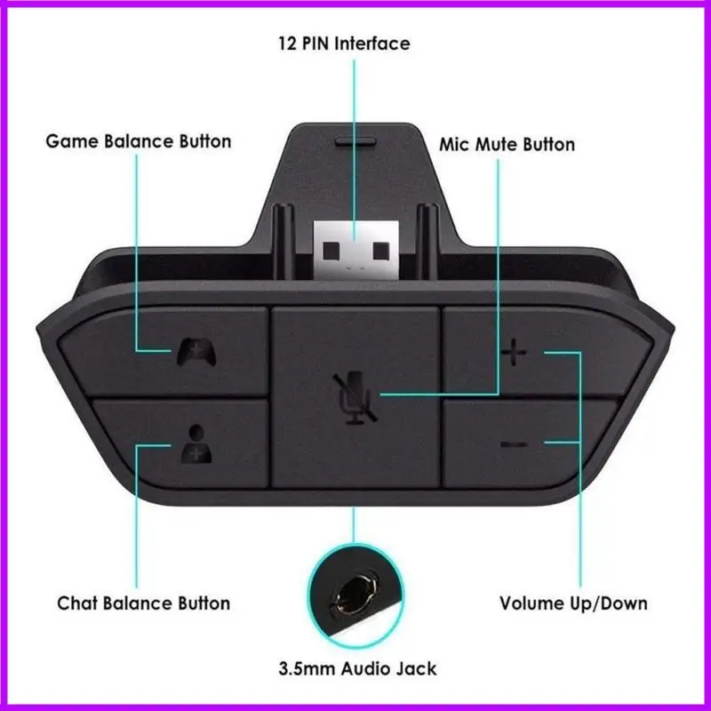 Portable Sound Adapter for Xbox One Controllers 2 Portable Sound Adapter for Xbox One Controllers - Image 2