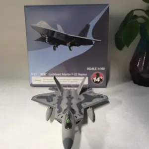 F22 Raptor Fighter Diecast Model 1/100 Scale 12 S1f627ab6b1624e87aa30e86c347fa551A