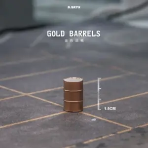 Miniature Resin Oil Drum Model Set 24 S1f6d53e95c83464e820f8ff399bef54f1