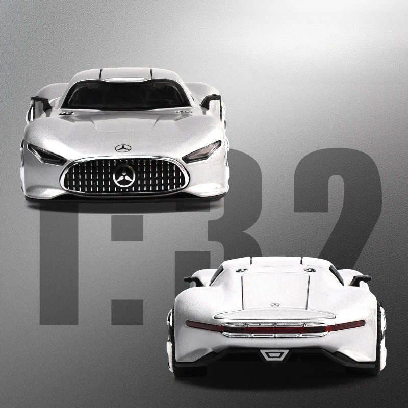 Benz GT Diecast Model 1:32 Scale Silver 4 Benz GT Diecast Model 1:32 Scale Silver - Image 4