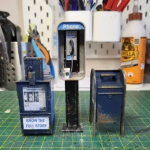 Miniature American Payphone Set in 1:12 Scale 9 S1f8869501c9f400891c3a656cef6bb43R