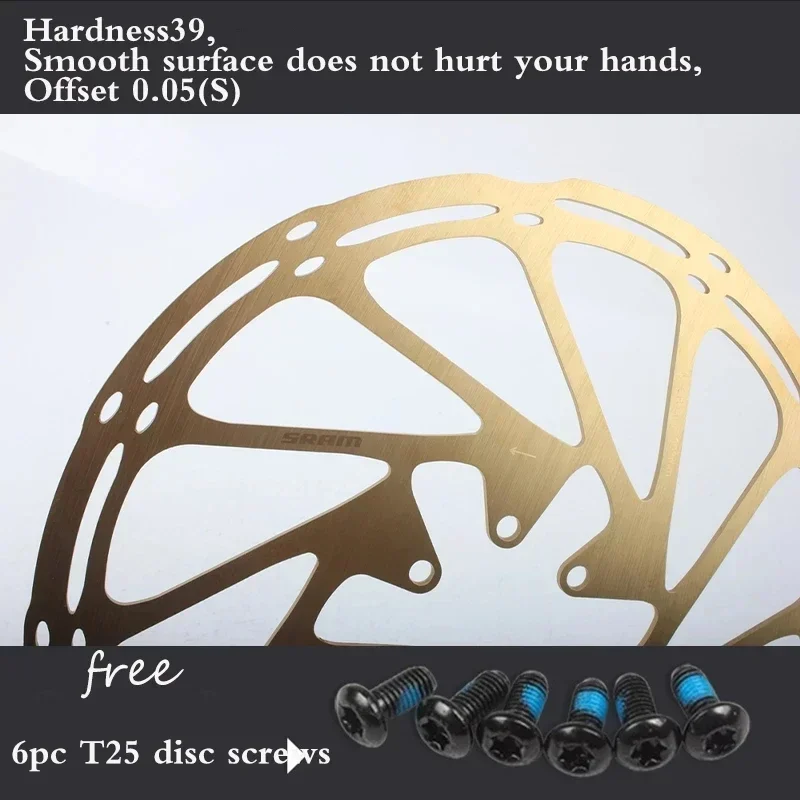 SRAM Hydraulic Disc Brake Rotors 160mm 180mm 203mm 2 SRAM Hydraulic Disc Brake Rotors 160mm 180mm 203mm - Image 2