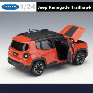 WELLY 1:24 Jeep Renegade Trailhawk Diecast Model 14 S202923c191fc46c890b48fd6a4784e14G