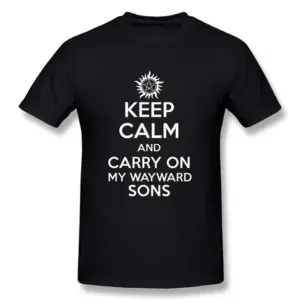 Supernatural Men's T-Shirt with Bold Print