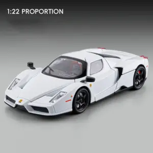 1:24 Enzo Sports Car Diecast Model красный 17 S215541a9f5fc4a6dbd393992b1150329T